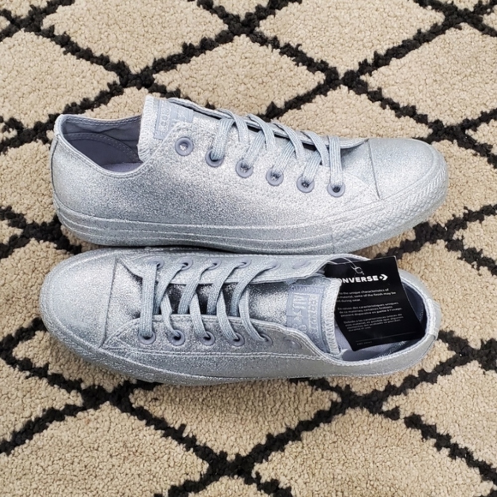 Converse Chuck Taylor All Star Ox Silver Glitter